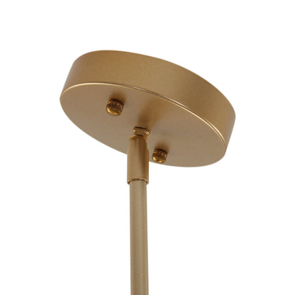 Modern 5-Light Hand Blown Glass Globe Chandelier