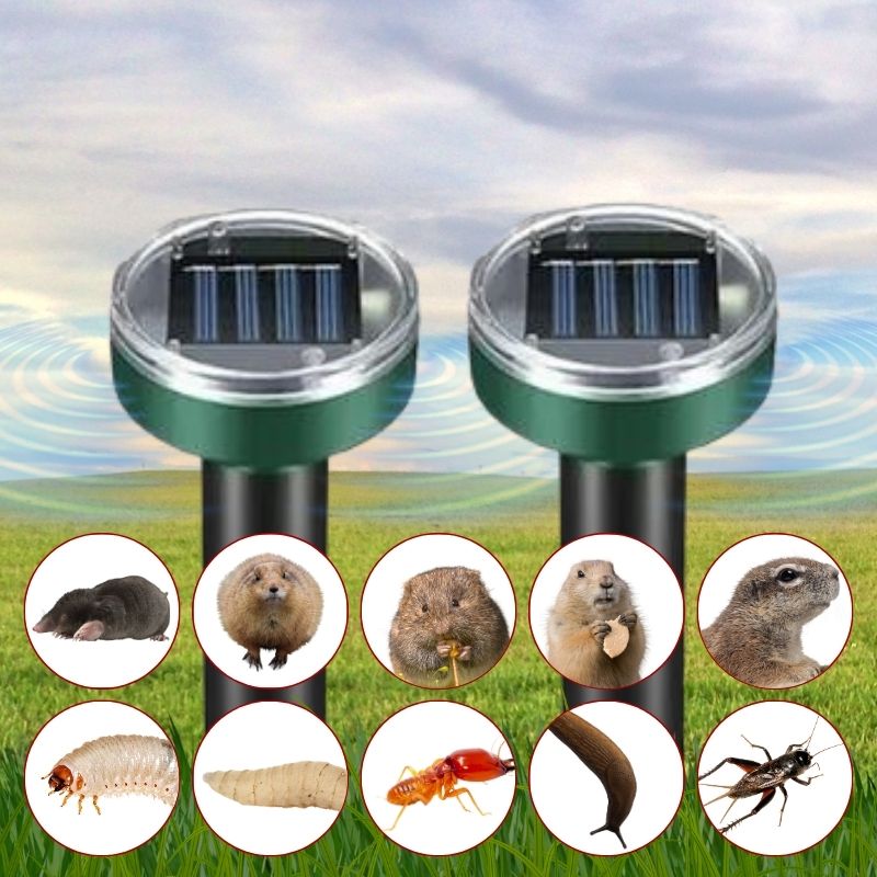 Infrared Solar Powered Underground Repellent