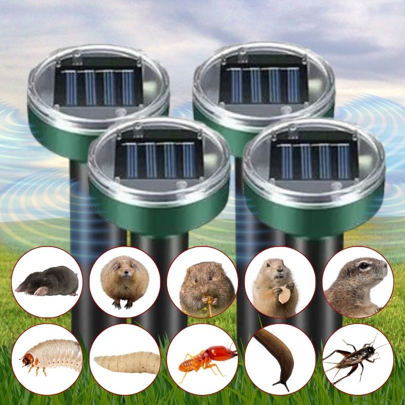 Infrared Solar Powered Underground Repellent