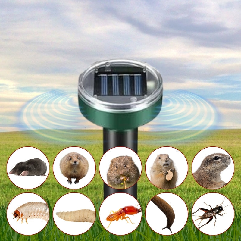 Infrared Solar Powered Underground Repellent