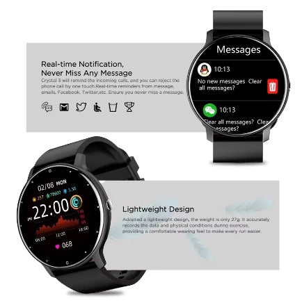 2024 Smart watch for men women Bluetooth Fitness monitoring watch
